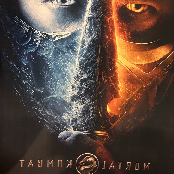 Mortal Kombat MK 27 x 40 DS Theatrical movie poster Double Sided Think u know it - Picture 5 of 12